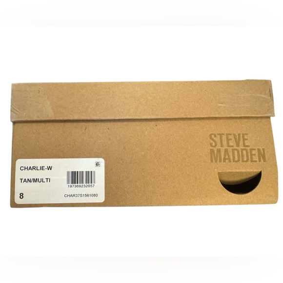 Steve Madden Charlie Sneaker in Tan/Multi Women’s Size 8 New in Box - Picture 11 of 11
